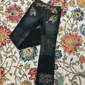 christian Audigier Low Rise Jeans (ed hardy)
